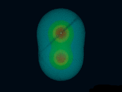 Electrical dipole field low resolution and high sampling rate