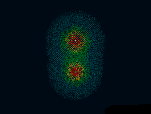 Electrical dipole field low resolution and medium sampling rate