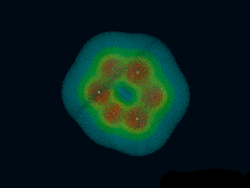 Electrical hexpole field low resolution and high sampling rate