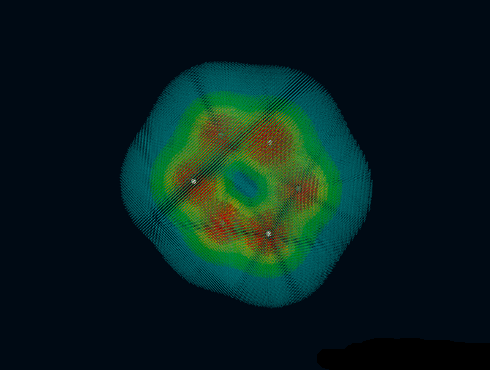 Electrical hexpole field low resolution and high sampling rate