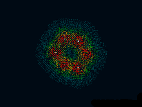 Electrical hexpole field low resolution and medium sampling rate