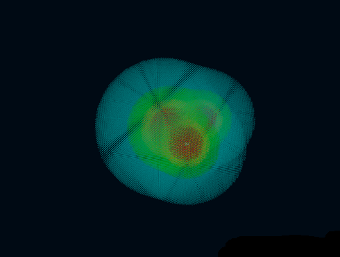 Electrical tripole field low resolution and high sampling rate